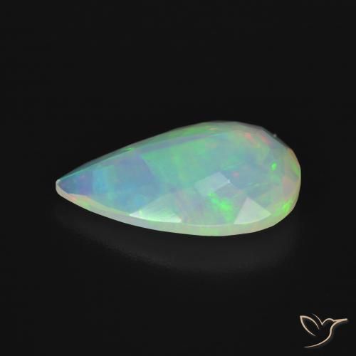 9,17 ctw natürlicher Mehrfarbig Opal, Birnenform, Transparent