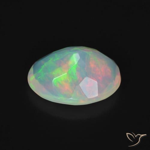 9,17 ctw natürlicher Mehrfarbig Opal, Oval, Transparent