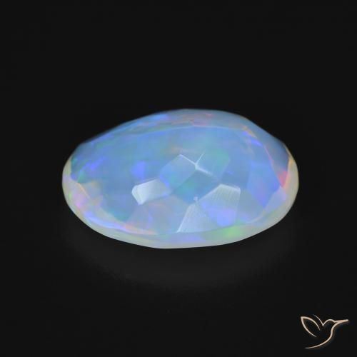 9,17 ctw natürlicher Mehrfarbig Opal, Oval, Transparent