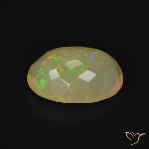 9,17 ctw natürlicher Mehrfarbig Opal, Oval, Transparent