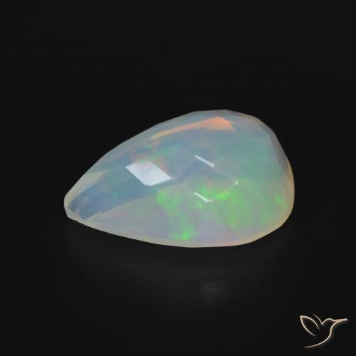 9,17 ctw natürlicher Mehrfarbig Opal, Birnenform, Transparent