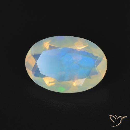 9,17 ctw natürlicher Mehrfarbig Opal, Oval, Transparent