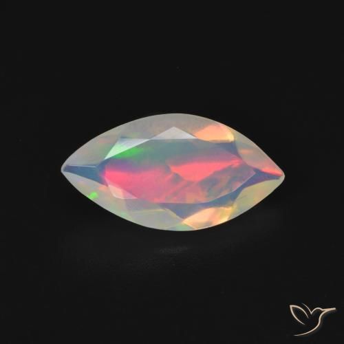 1.31ct Natürlicher Mehrfarbig Opal, Marquise, Transparent