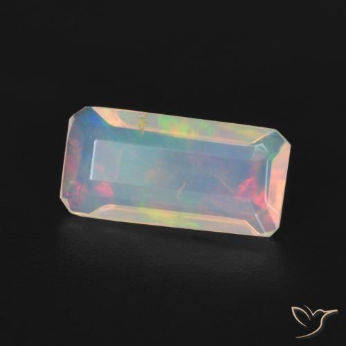 9,17 ctw natürlicher Mehrfarbig Opal, Oktagonschliff, Transparent