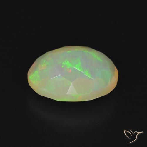 9,17 ctw natürlicher Mehrfarbig Opal, Oval, Transparent