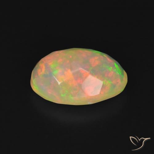 9,17 ctw natürlicher Mehrfarbig Opal, Oval, Transparent