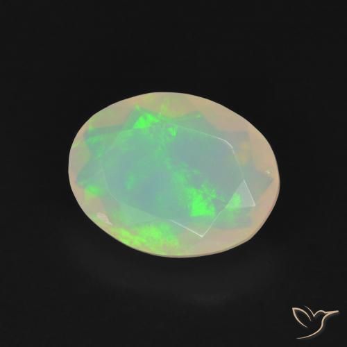 9,17 ctw natürlicher Mehrfarbig Opal, Oval, Transparent