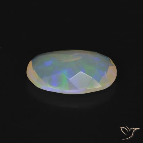 9,17 ctw natürlicher Mehrfarbig Opal, Oval, Transparent