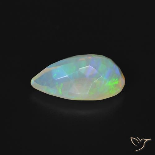9,17 ctw natürlicher Mehrfarbig Opal, Birnenform, Transparent