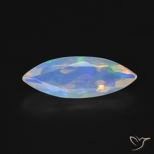1.35ct Natürlicher Mehrfarbig Opal, Marquise, Transparent