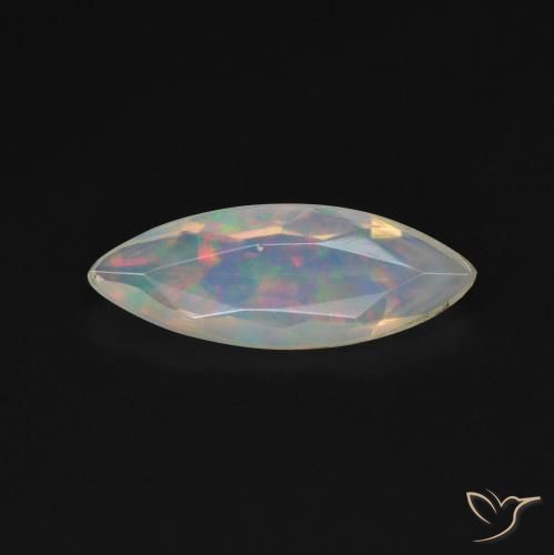 0.55ct Natürlicher Mehrfarbig Opal, Marquise, Transparent