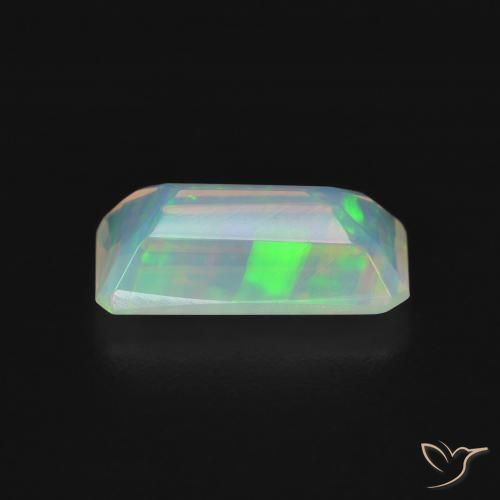 9,17 ctw natürlicher Mehrfarbig Opal, Oktagonschliff, Transparent