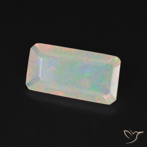 9,17 ctw natürlicher Mehrfarbig Opal, Oktagonschliff, Transparent