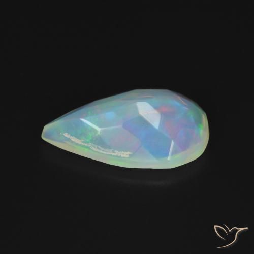 9,17 ctw natürlicher Mehrfarbig Opal, Birnenform, Transparent