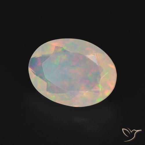 9,17 ctw natürlicher Mehrfarbig Opal, Oval, Transparent