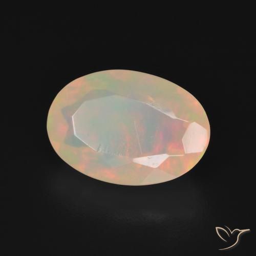 9,17 ctw natürlicher Mehrfarbig Opal, Oval, Transparent