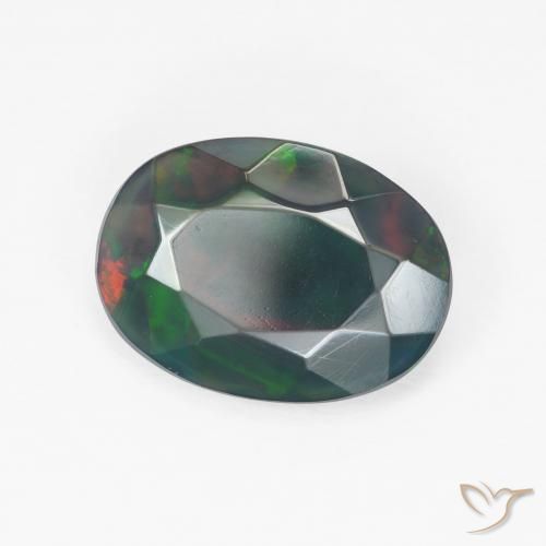 9,17 ctw natürlicher Mehrfarbig Opal, Oval, Lichtundurchlässig