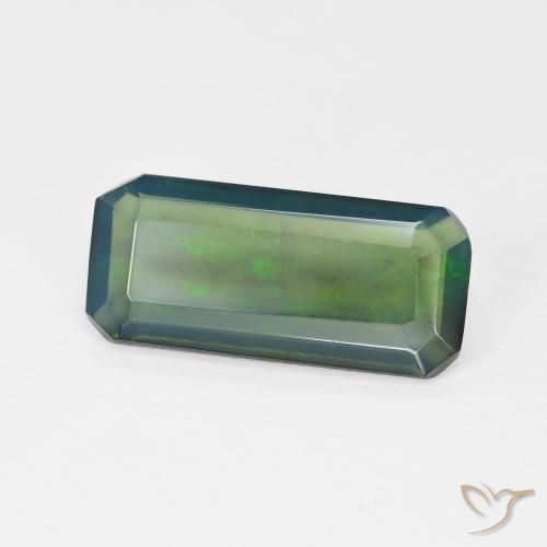9,17 ctw natürlicher Mehrfarbig Opal, Oktagonschliff, Transparent