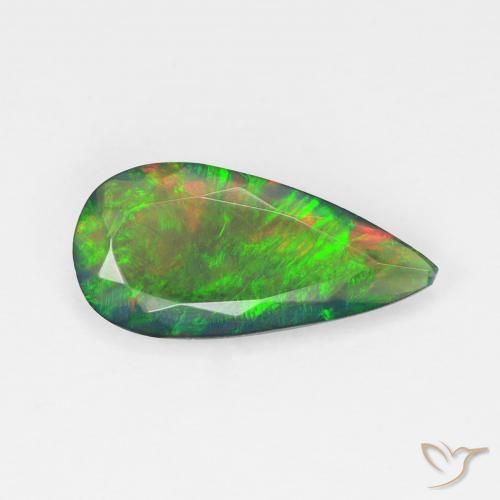 9,17 ctw natürlicher Mehrfarbig Opal, Birnenform, Transparent