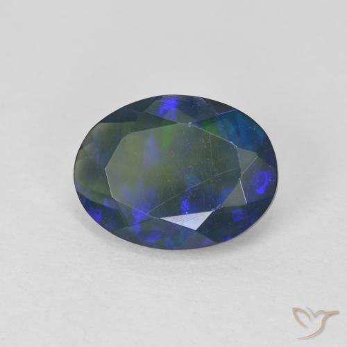 9,17 ctw natürlicher Mehrfarbig Opal, Oval, Transparent