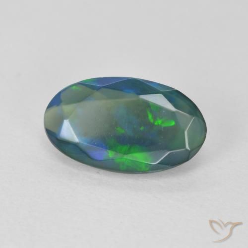 9,17 ctw natürlicher Mehrfarbig Opal, Oval, Transparent