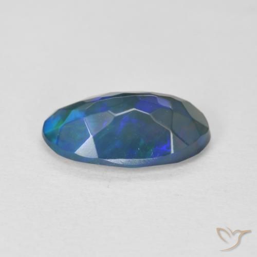 9,17 ctw natürlicher Mehrfarbig Opal, Oval, Transparent