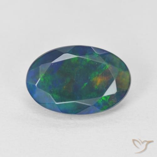 1.32ct Natürlicher Mehrfarbig Opal, Oval, Transparent, Photo A