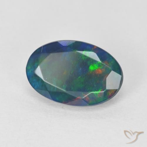 9,17 ctw natürlicher Mehrfarbig Opal, Oval, Transparent