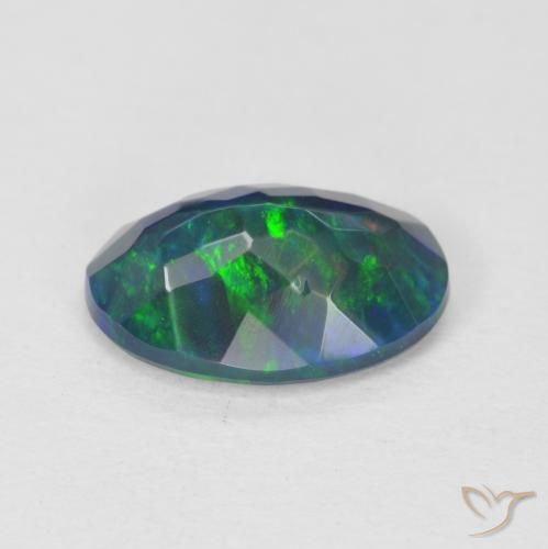 9,17 ctw natürlicher Mehrfarbig Opal, Oval, Transparent