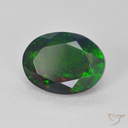 9,17 ctw natürlicher Mehrfarbig Opal, Oval, Lichtdurchlässig