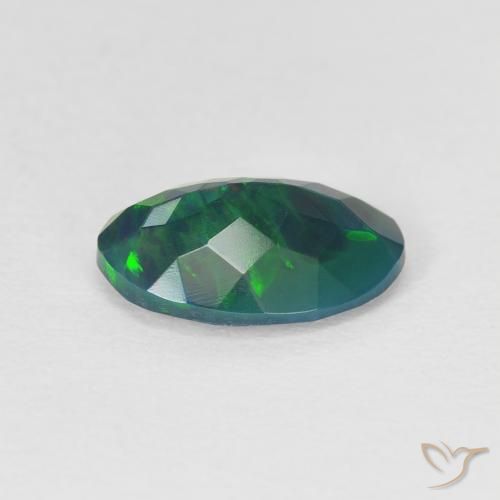 9,17 ctw natürlicher Mehrfarbig Opal, Oval, Transparent