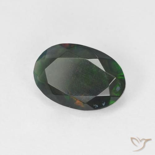 9,17 ctw natürlicher Mehrfarbig Opal, Oval, Transparent