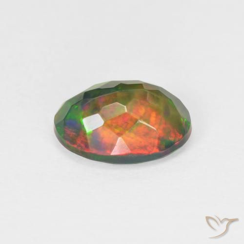 9,17 ctw natürlicher Mehrfarbig Opal, Oval, Lichtdurchlässig