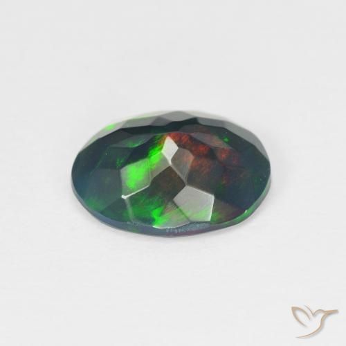 9,17 ctw natürlicher Mehrfarbig Opal, Oval, Lichtdurchlässig