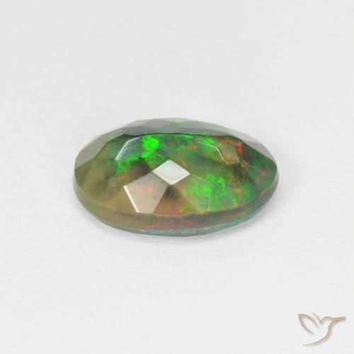 9,17 ctw natürlicher Mehrfarbig Opal, Oval, Lichtdurchlässig