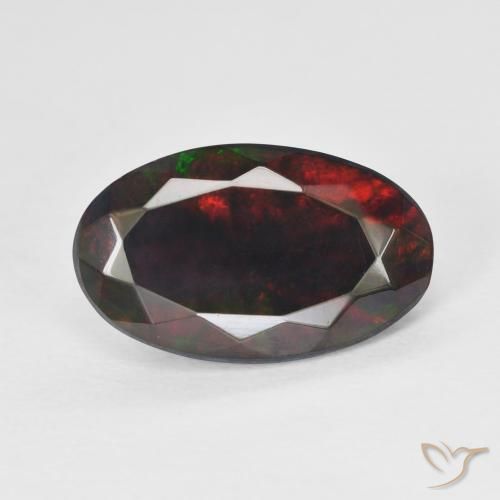 2.61ct Natürlicher Mehrfarbig Opal, Oval, Lichtdurchlässig