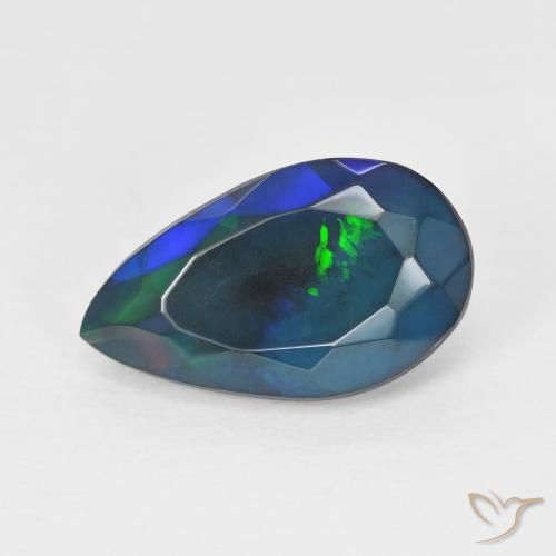 2.34ct Natürlicher Mehrfarbig Opal, Birnenform, Lichtdurchlässig