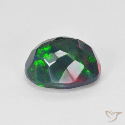 9,17 ctw natürlicher Mehrfarbig Opal, Oval, Lichtdurchlässig