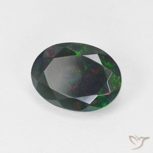 9,17 ctw natürlicher Mehrfarbig Opal, Oval, Lichtdurchlässig