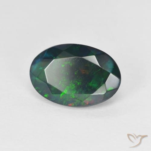 9,17 ctw natürlicher Mehrfarbig Opal, Oval, Lichtdurchlässig