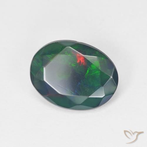 9,17 ctw natürlicher Mehrfarbig Opal, Oval, Lichtdurchlässig