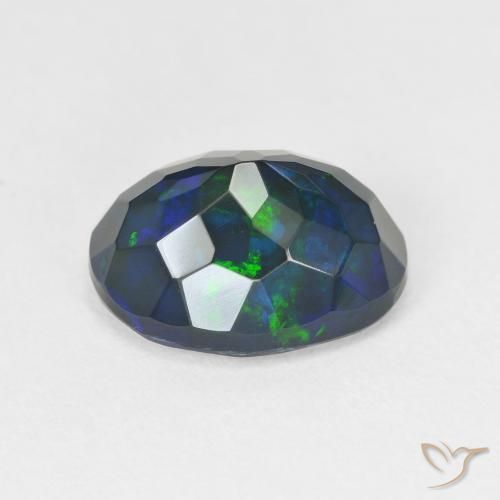 9,17 ctw natürlicher Mehrfarbig Opal, Oval, Lichtdurchlässig