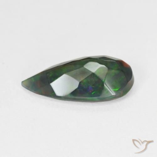 9,17 ctw natürlicher Mehrfarbig Opal, Birnenform, Lichtdurchlässig