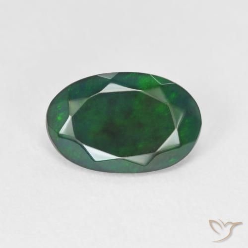 1.52ct Natürlicher Mehrfarbig Opal, Oval, Lichtdurchlässig
