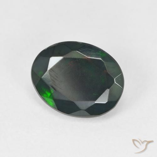 9,17 ctw natürlicher Mehrfarbig Opal, Oval, Lichtdurchlässig