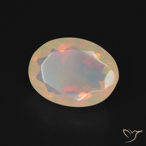 9,17 ctw natürlicher Mehrfarbig Opal, Oval, Lichtdurchlässig