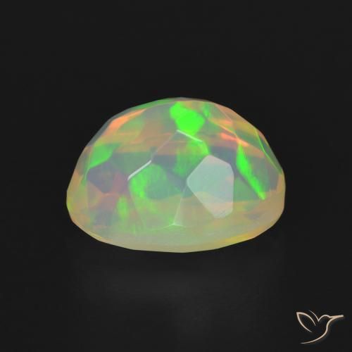 9,17 ctw natürlicher Mehrfarbig Opal, Oval, Transparent