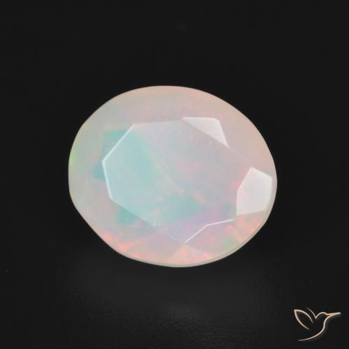 9,17 ctw natürlicher Mehrfarbig Opal, Oval, Lichtdurchlässig