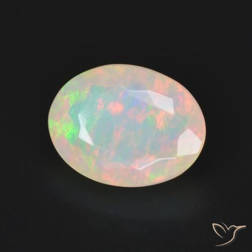 9,17 ctw natürlicher Mehrfarbig Opal, Oval, Lichtdurchlässig