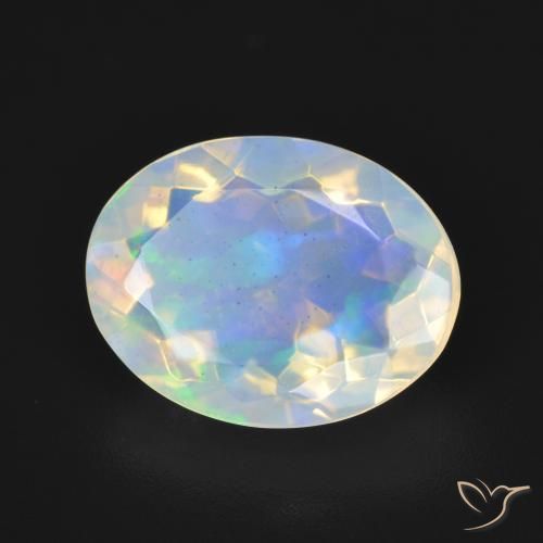 9,17 ctw natürlicher Mehrfarbig Opal, Oval, Transparent